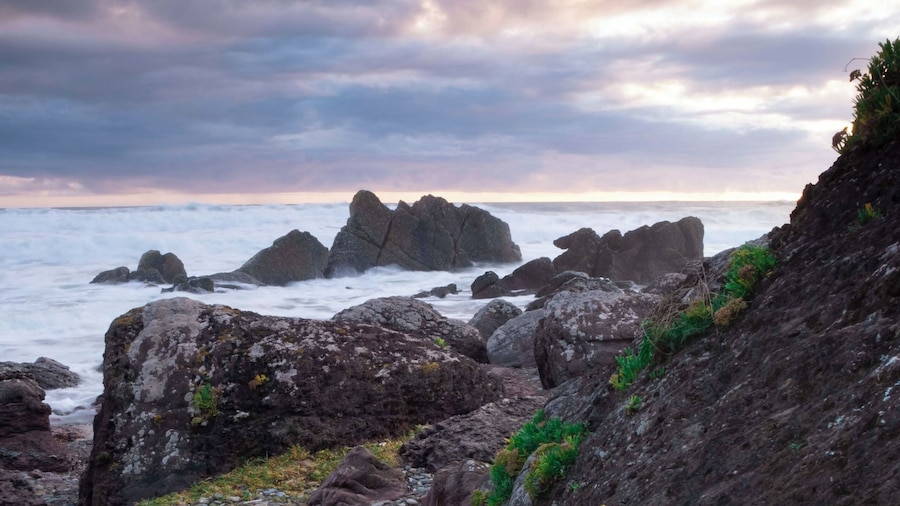 Another shot from the north end of the beach. Had to move before the light got even better as the tide on this beach can be dangerous.