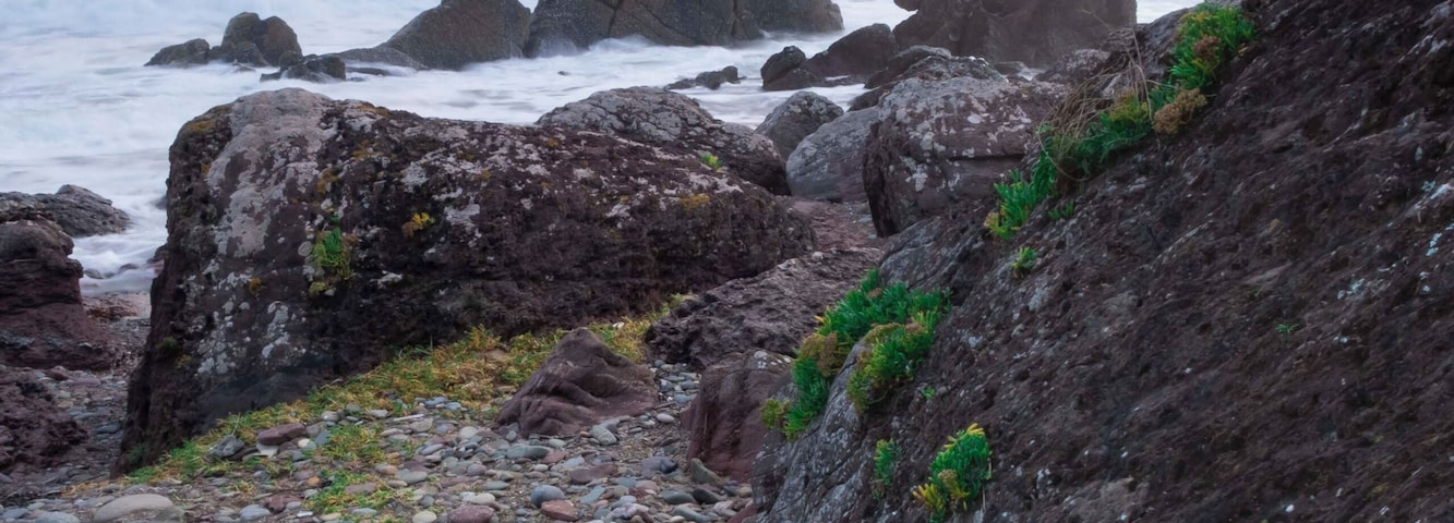 Another shot from the north end of the beach. Had to move before the light got even better as the tide on this beach can be dangerous.