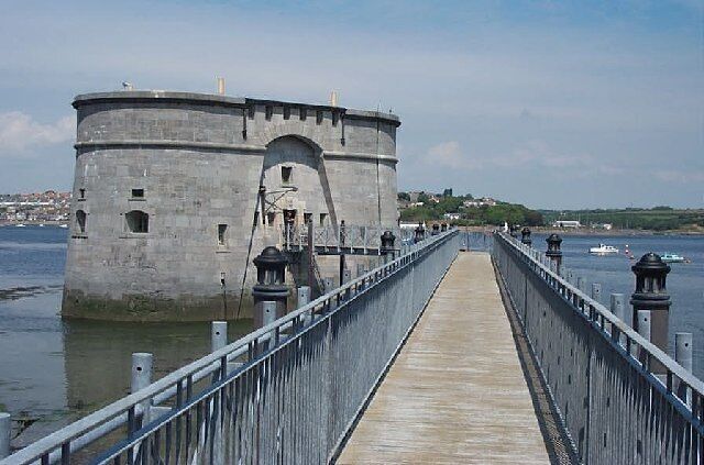 Martello Tower, Pembroke Dock. Pembroke Dock grew up around the Royal Dockyard established by the Admiralty about 200 years ago.