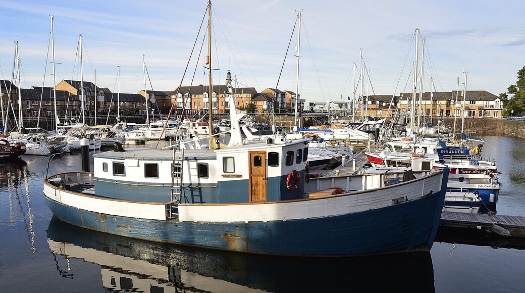 Cardiff Bay Barrage.