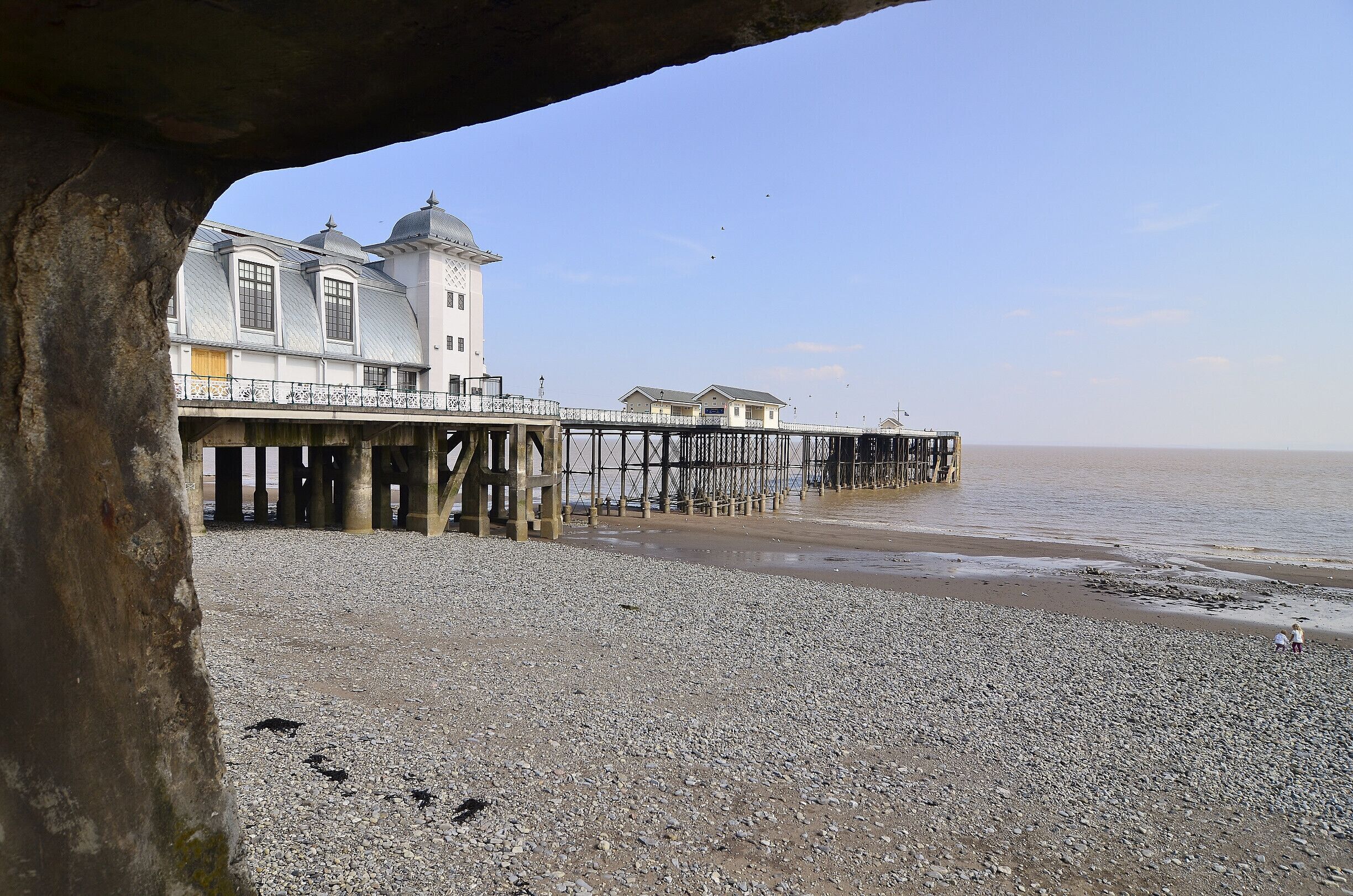 Penarth has a beatiful pier to walk along. 