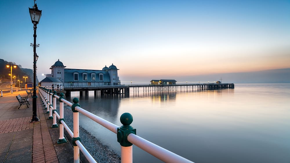 Dawn at Penarth Pier