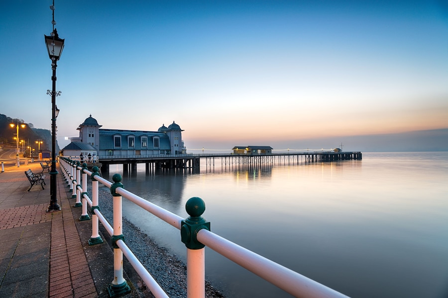 Dawn at Penarth Pier