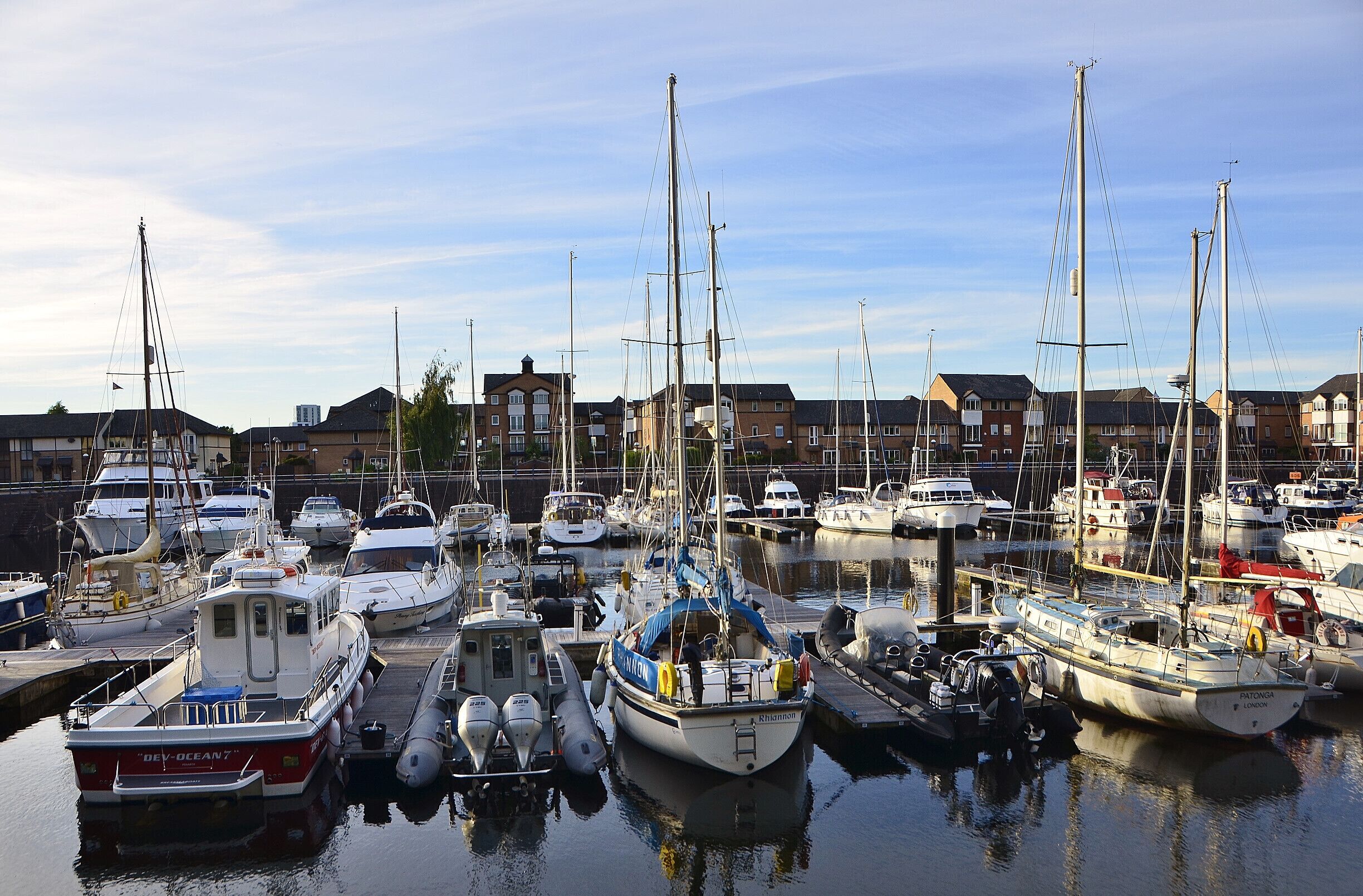 Cardiff Bay Barrage.