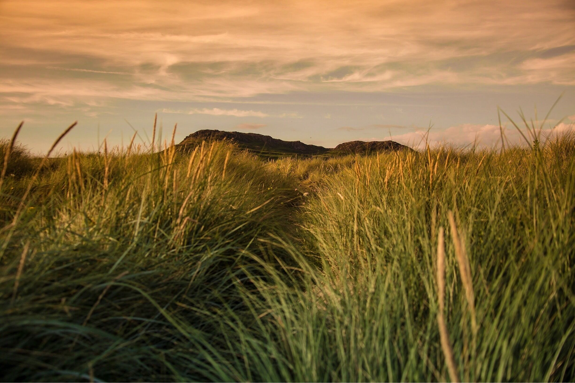 Black rock at sunset. North west Wales. A stunning beach with stunning all around views. 