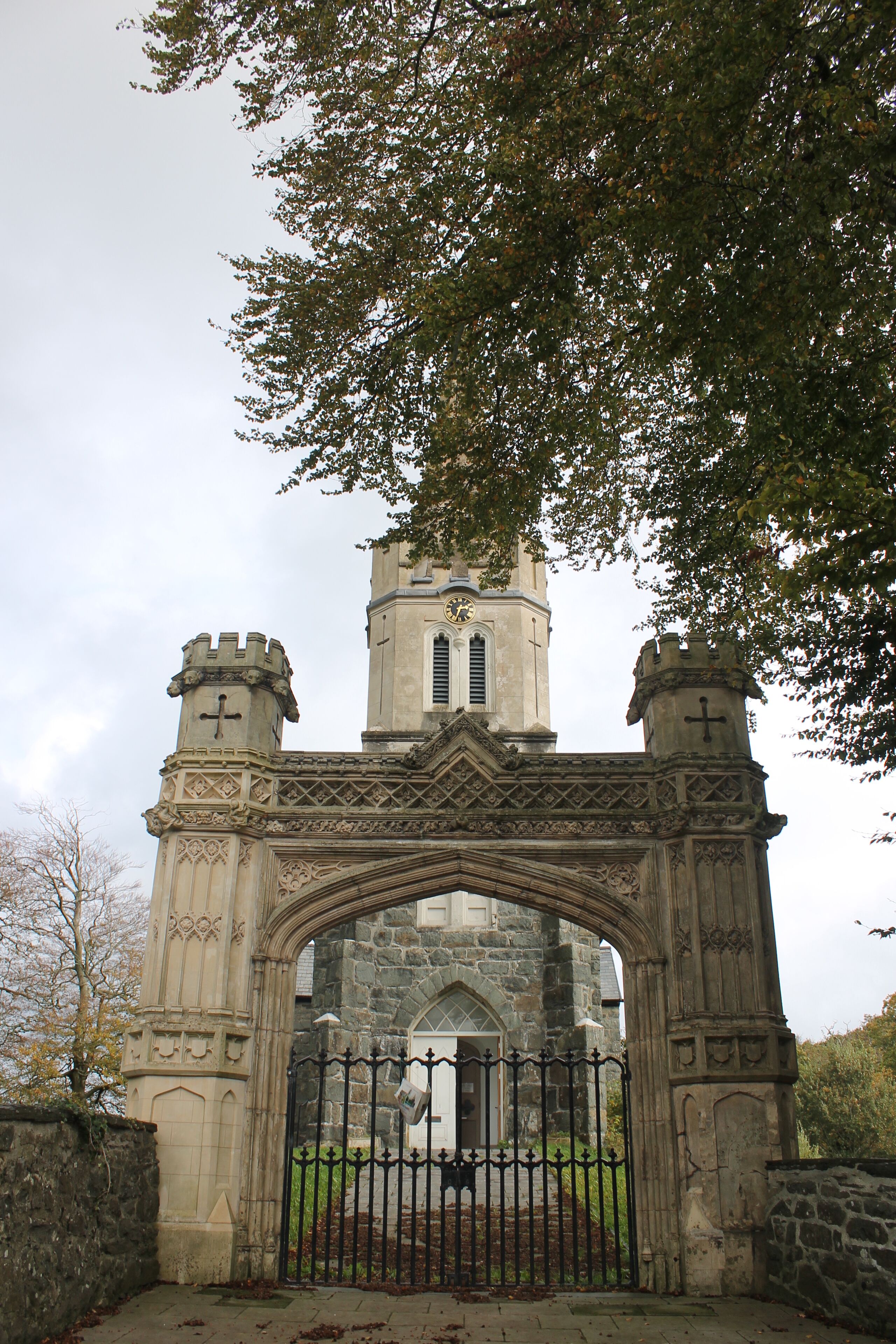 St Mary's Church, Tremadog, Gwynedd, Wales. http://www.coflein.gov.uk/en/site/33029/details/TREMADOC/ Grid Reference: SH5619240129