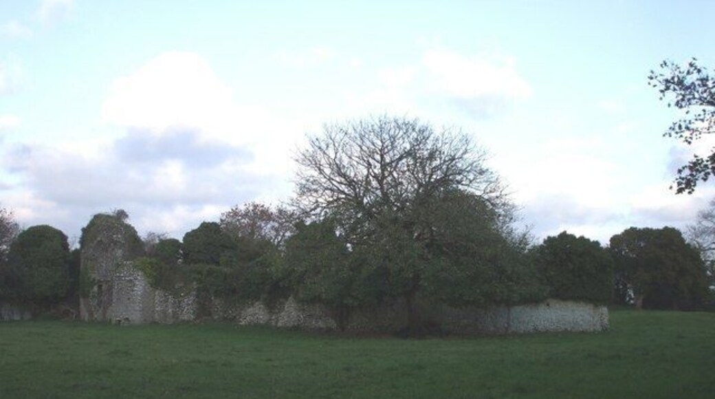 Penmark Castle Photo taken from farm track to the west of the castle