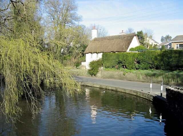 Village Pond, Fonmon, Vale of Glamorgan. The pretty village pond at Fonmon can be found at the junction of Fonmon Road and Castle Road. Fonmon lies to the west of Cardiff International Airport, off the B4265.