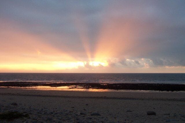 Sunrise, Carmarthen Bay 8:44