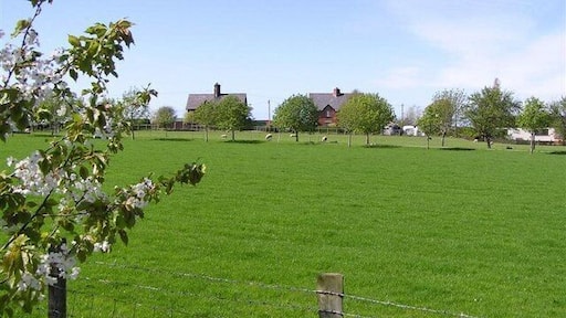 Vale of Clwyd. The railway track used to run past here before Dr Beeching scrapped it.