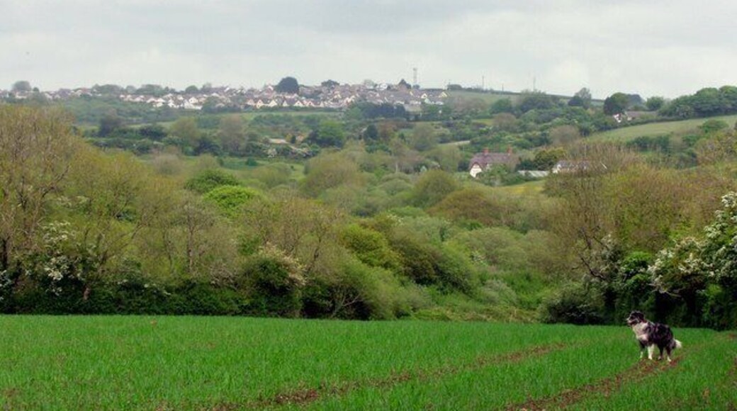 Pentlepoir and Surrounding Countryside Pentlepoir and surrounding countryside taken from footpath just outside the village of East Williamston