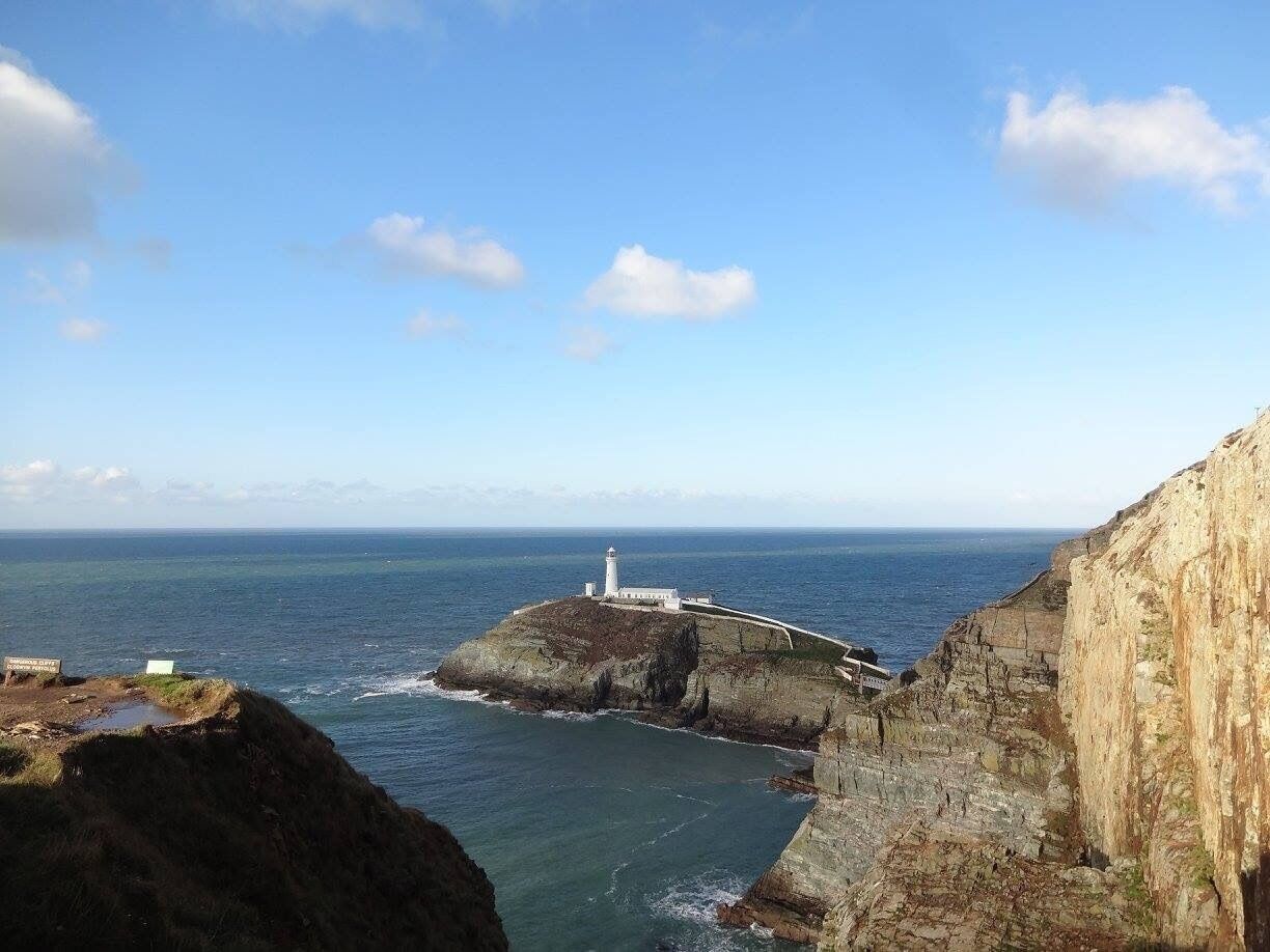 This is the South Stack Lighthouse. Closed during Winter, which I found out the hard way. Still, a beautiful place on the gorgeous island of Angelsey. #Blue
