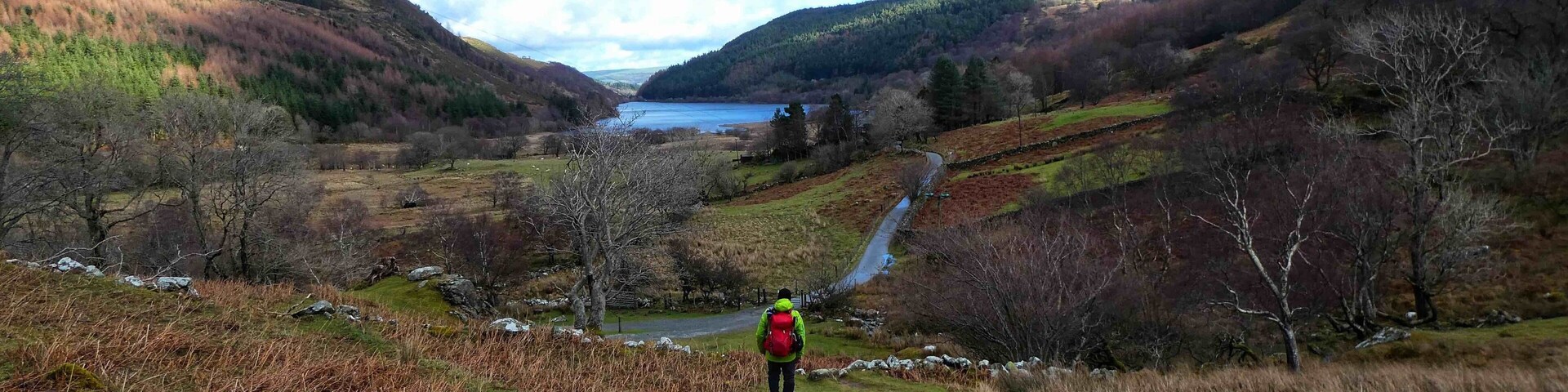 Walking back down to the lake after scrambling up to Crimpiau