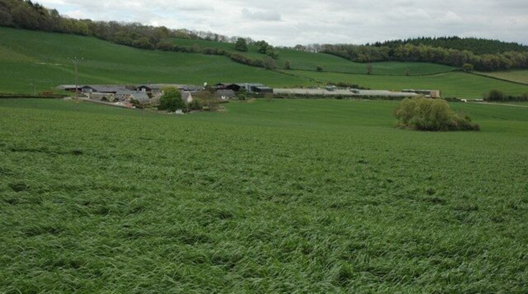 Trostrey Court The large farm at Trostrey Court viewed from the west.