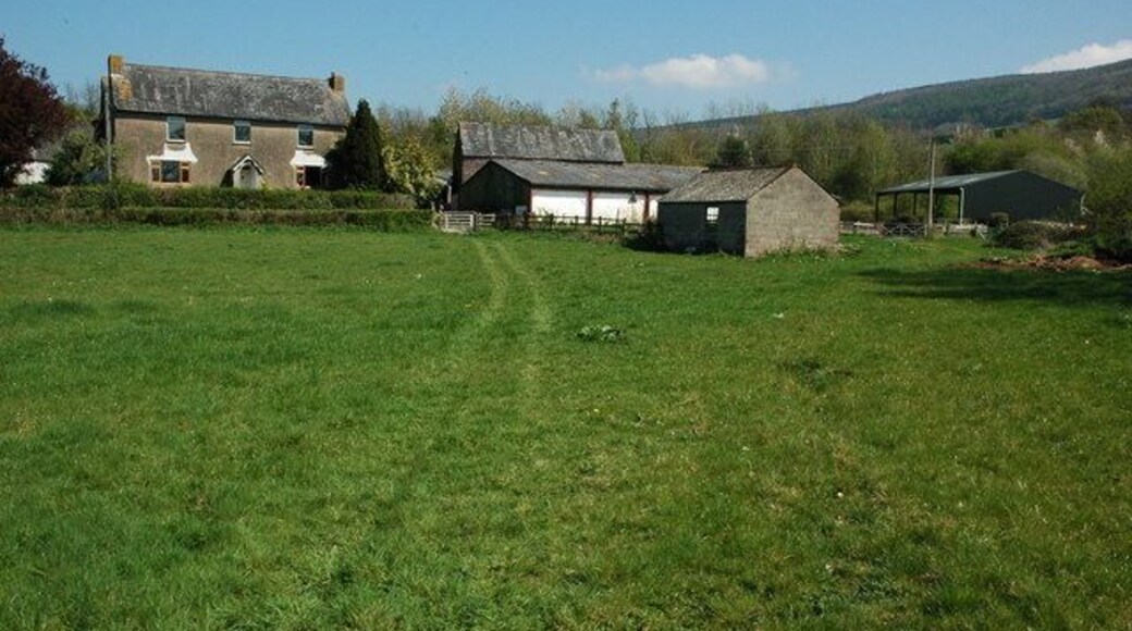 White Hall, Newbridge on Usk White Hall viewed from a footpath from Newbridge on Usk.