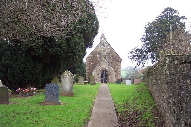 One of two churches at Llangwm This one is St. John's parish church, nearby is St. Jerome's. With thanks to another member for this information.