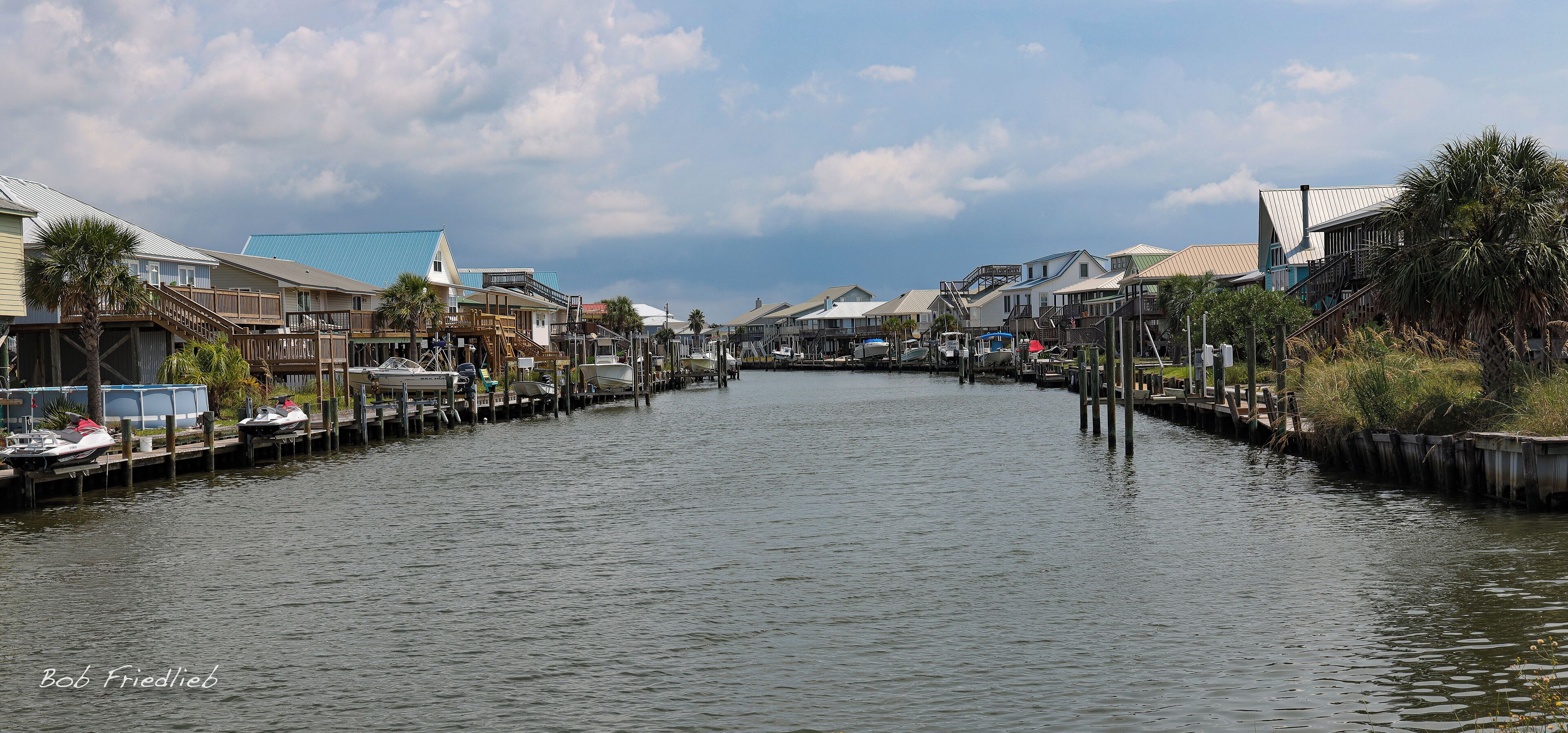 One of the inlets at Dauphin Island
