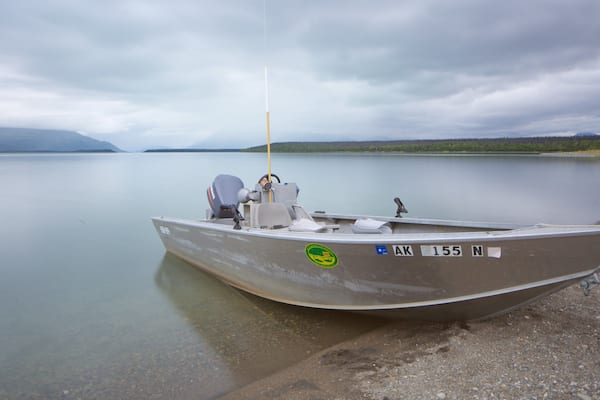 King Salmon showing a lake or waterhole