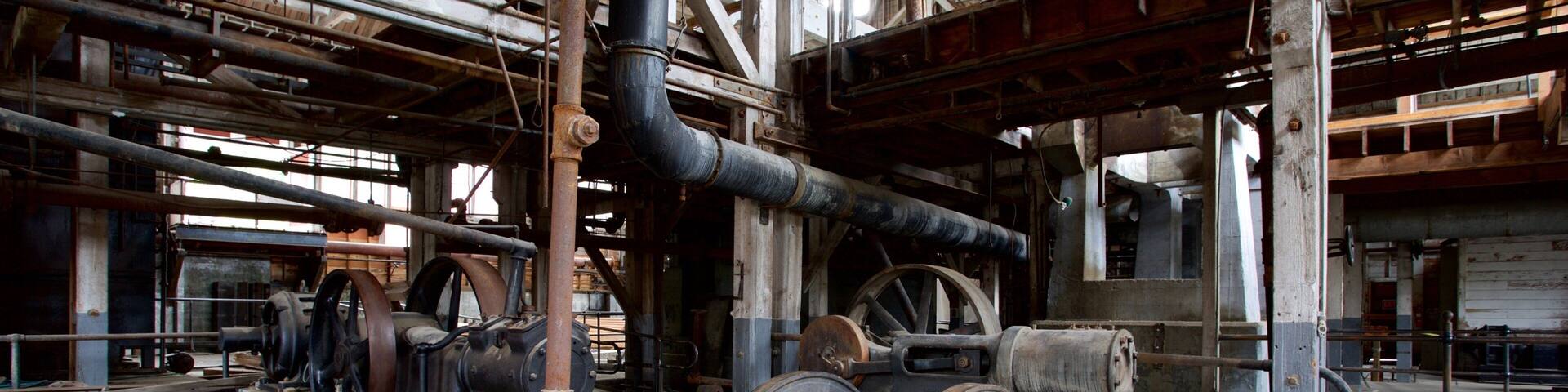 Kennicott which includes industrial elements and interior views