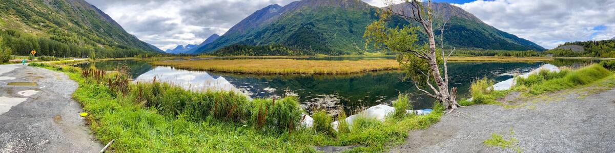 Mountain Reflections at Tern Lake, Kenai Peninsula, Alaska
