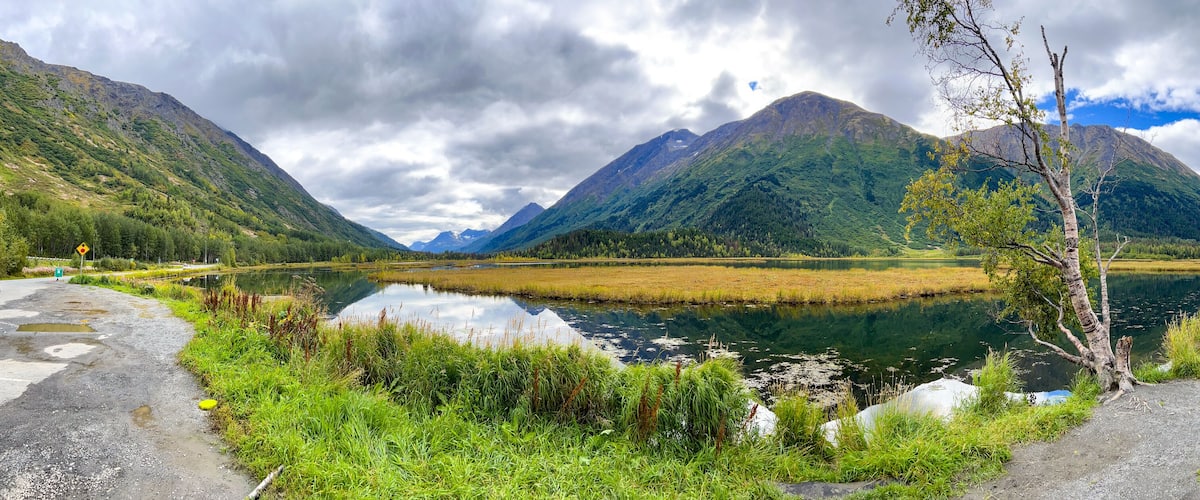 Mountain Reflections at Tern Lake, Kenai Peninsula, Alaska