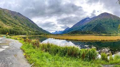 Mountain Reflections at Tern Lake, Kenai Peninsula, Alaska