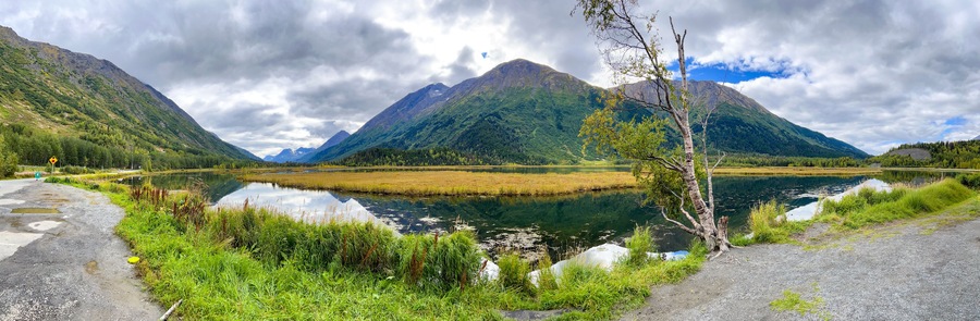 Mountain Reflections at Tern Lake, Kenai Peninsula, Alaska