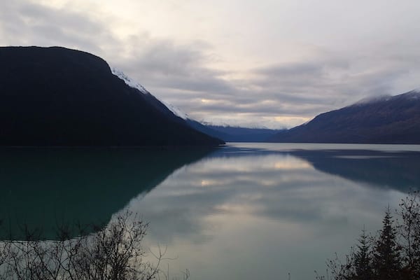 On the way to Seward from Anchorage, Ak. One of Americas most breath taking drives.