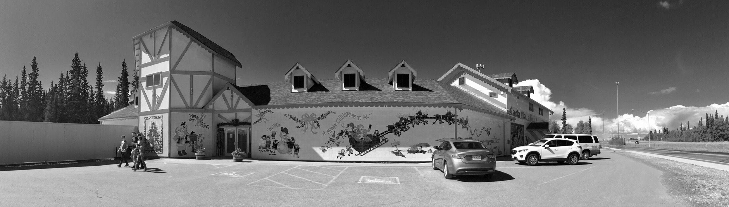 Santa's House in North Pole, Alaska.