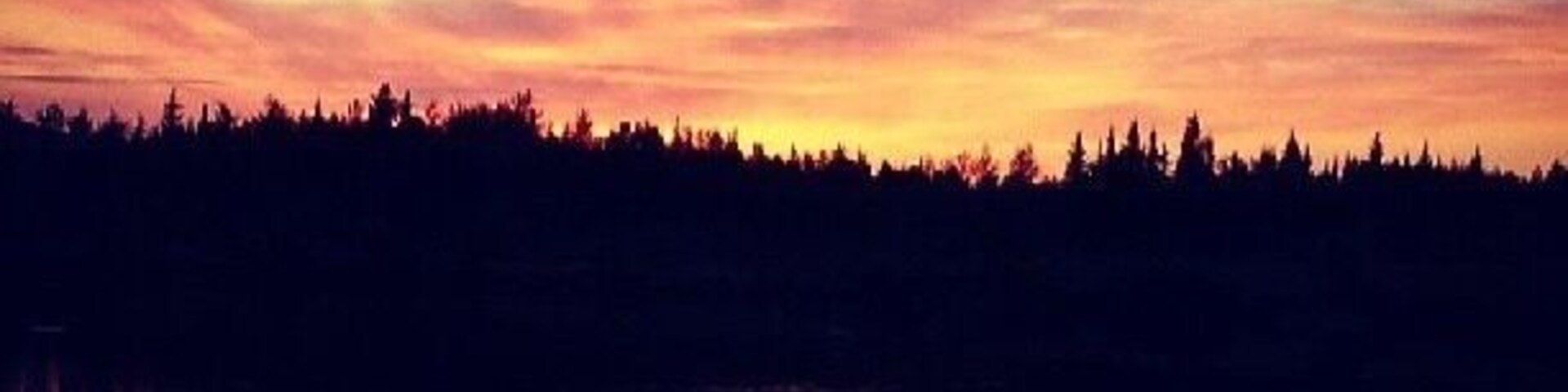 Evening autumn sunset reflection on lake in interior Alaska #Adventure