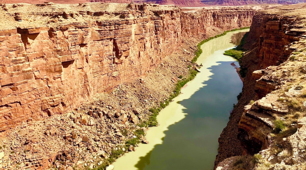 The Grand Canyon itself is an amazing destination, however, there are so many great sites and destinations near or on the trip to the Grand Canyon. Stumbled upon this beautiful site on the journey to the north rim! There’s a great NPS visitor center here. There is a great treat of a population of California condors (an extremely endangered species for those who are unaware... as I was prior to my visit). There are also native artists selling beautiful works if you take the beautiful walk across to the other side of the bridge:)