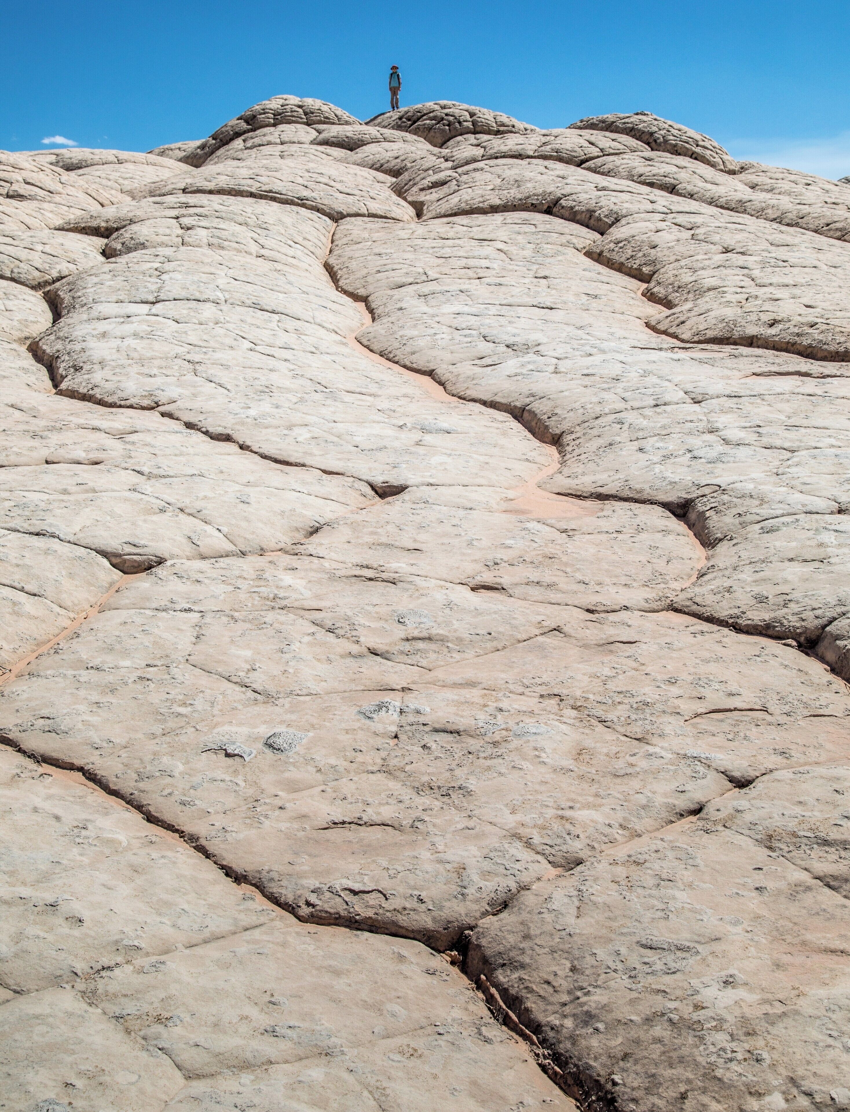 White Pocket is a geological feature, or rather a set of geological features in the Vermilion Cliffs National Monument in Arizona. It's not very easy to get to: a couple of hour of difficult 4 wheel drive roads. But seeing  the colors and patterns in the sandstone are worth it!

#LifeAtExpedia
#patterns
