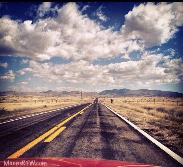 Just us and the open road on our way to the Chiricahua National Monument. 
Absolutely beautiful and worth the trip just to even drive on the open road with no traffic and awesome countryside and breathtaking views. #roadtrip