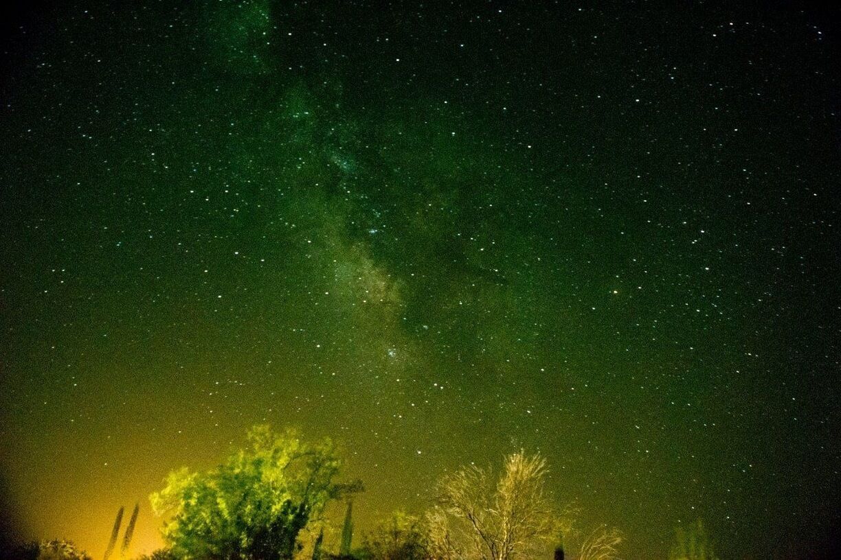 The Milky Way as seen from the Arizona desert.