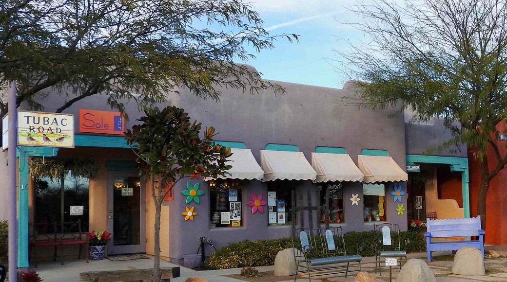 Tubac, a historic destination for the arts! Tubac features over 100 eclectic shops and world class galleries situated along meandering streets.
#arts #OnTheRoad