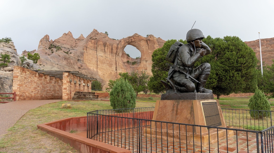 The city of Window Rock is the capital of the Navajo Nation in northeast Arizona. This is a great place to learn about Navajo history and culture, including how the Navajo Code Talkers helped the United States during WWII. #arizona #history