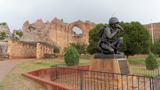 The city of Window Rock is the capital of the Navajo Nation in northeast Arizona. This is a great place to learn about Navajo history and culture, including how the Navajo Code Talkers helped the United States during WWII. #arizona #history