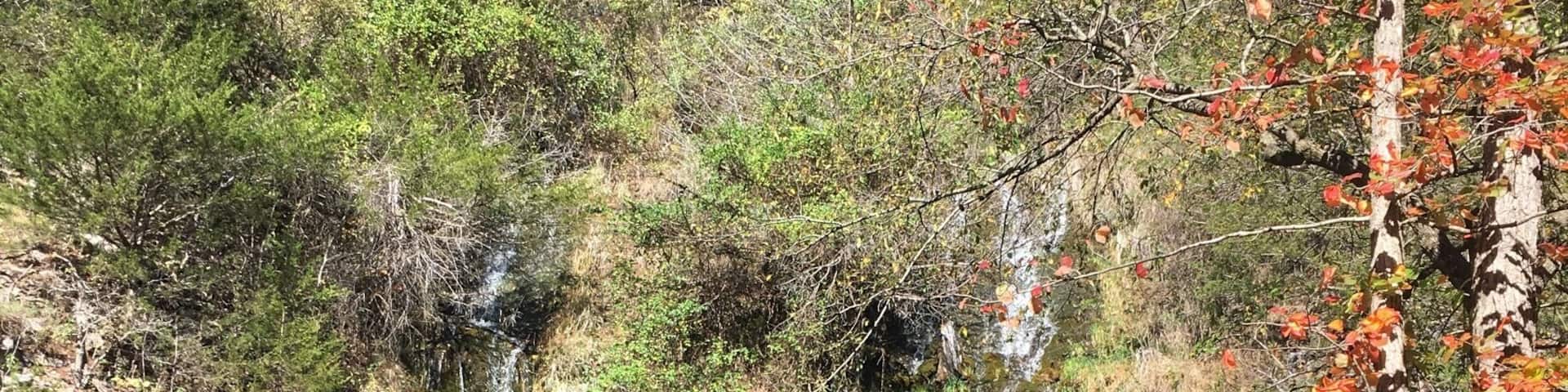 Waterfall at Dogwood Canyon