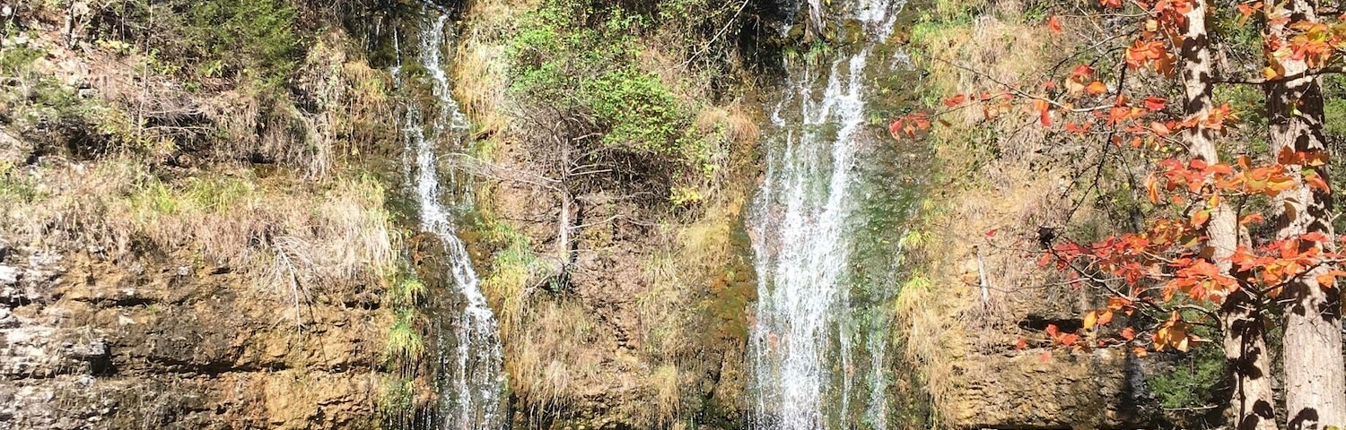 Waterfall at Dogwood Canyon