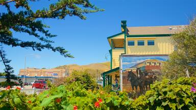 Cayucos featuring a small town or village