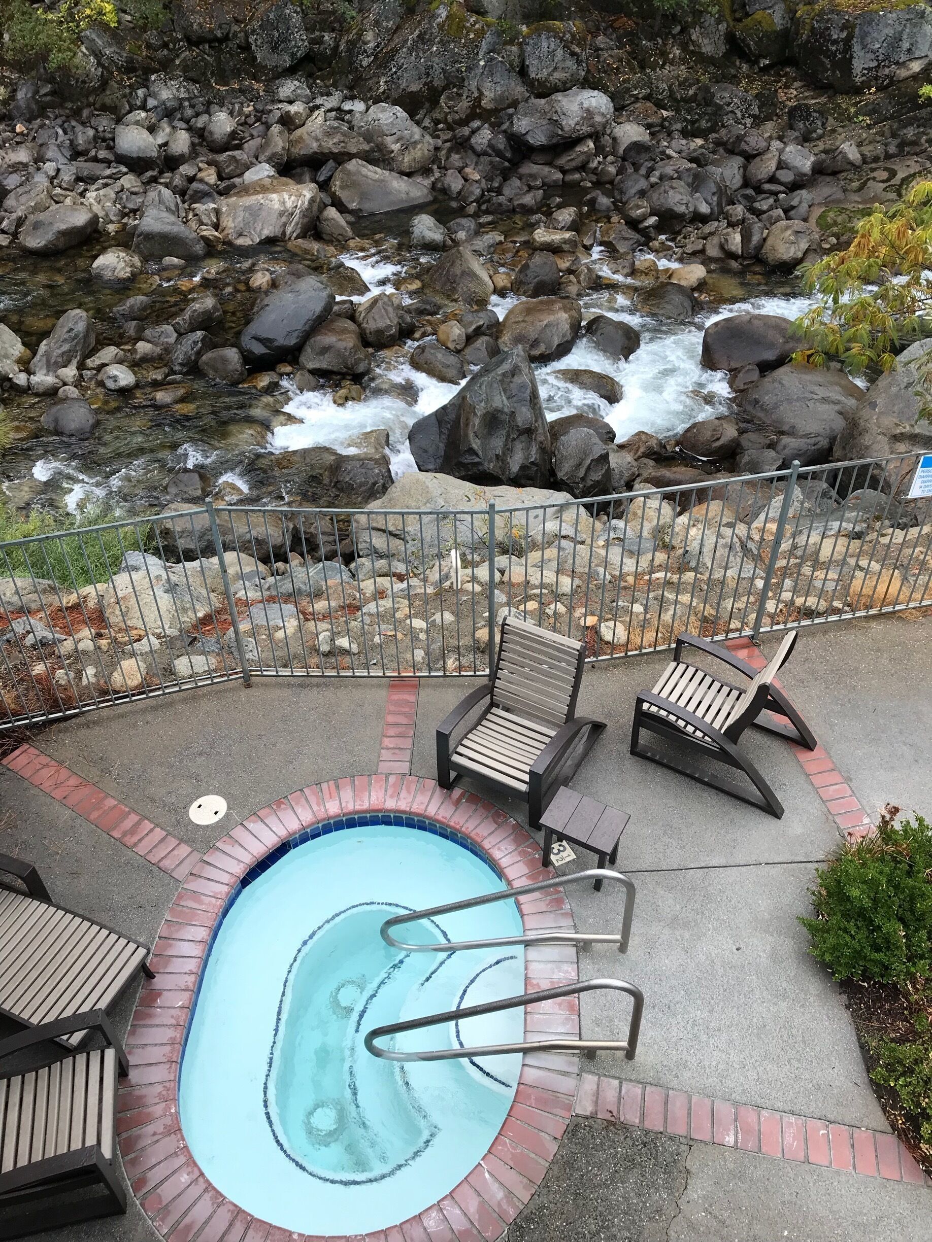 Lodge in El Portal.

Hot spa or cold river?