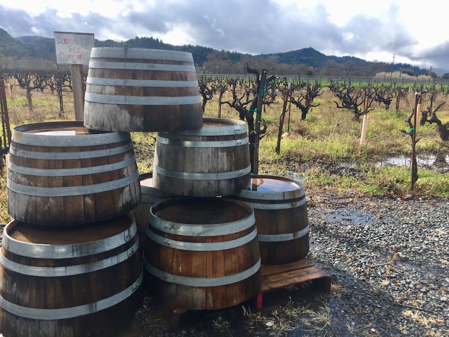 Half barrels for sale.
