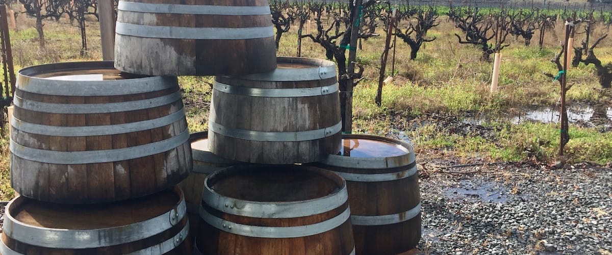 Half barrels for sale.