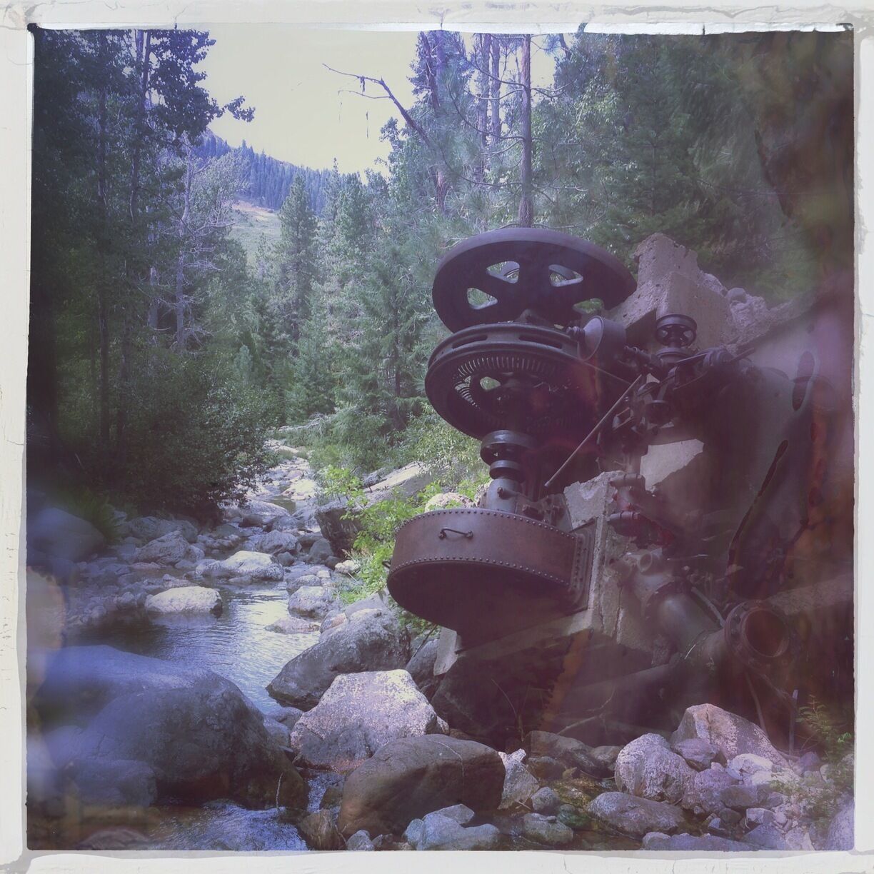 Another view of the Pelton Wheel power plant on Jamison Creek.