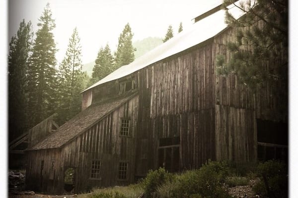 Stamp mill in the state park.
