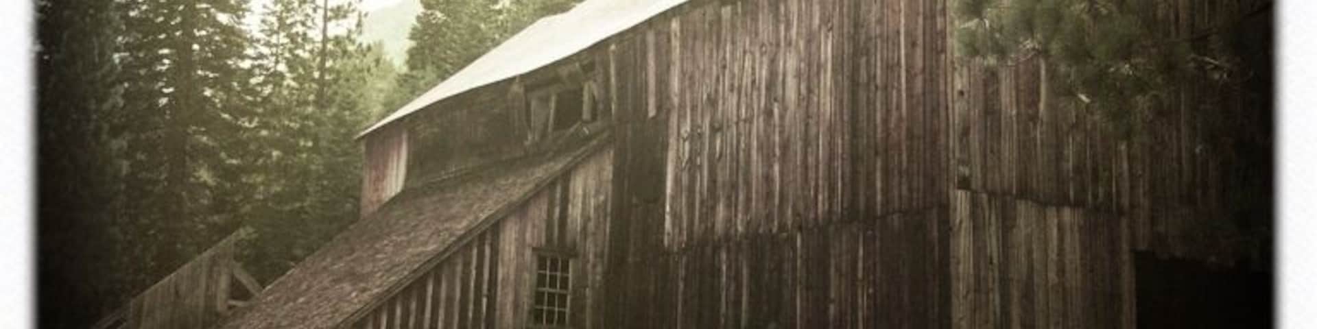 Stamp mill in the state park.
