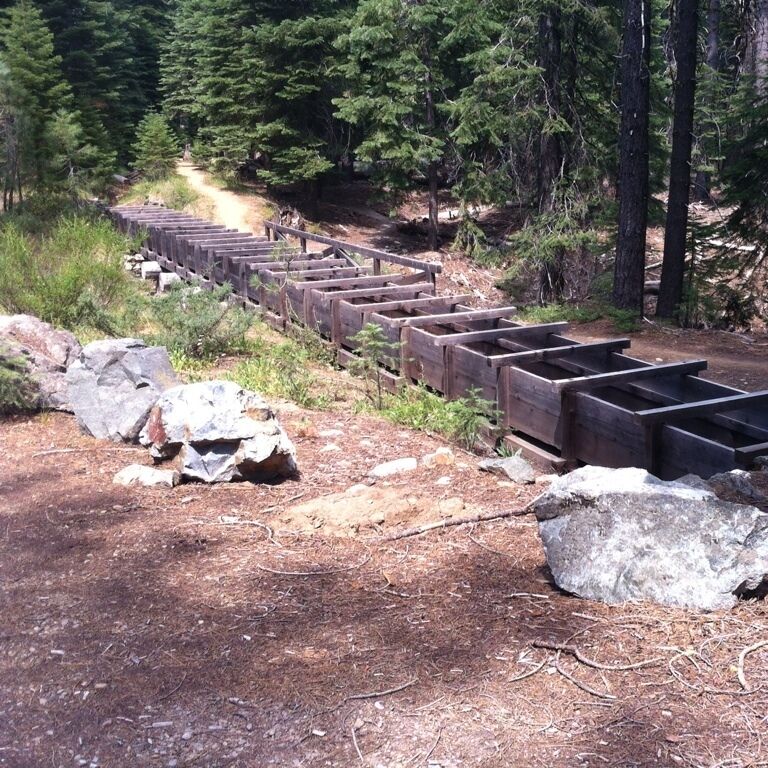 Flume in the state park. 