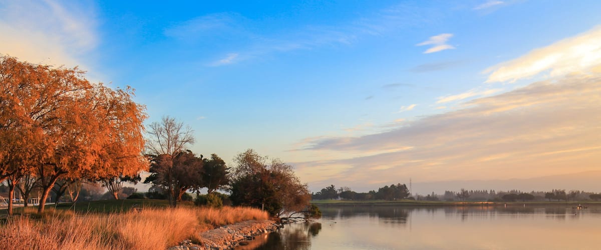 Shoreline Lake, Mountain View, California; Shutterstock ID 452066575