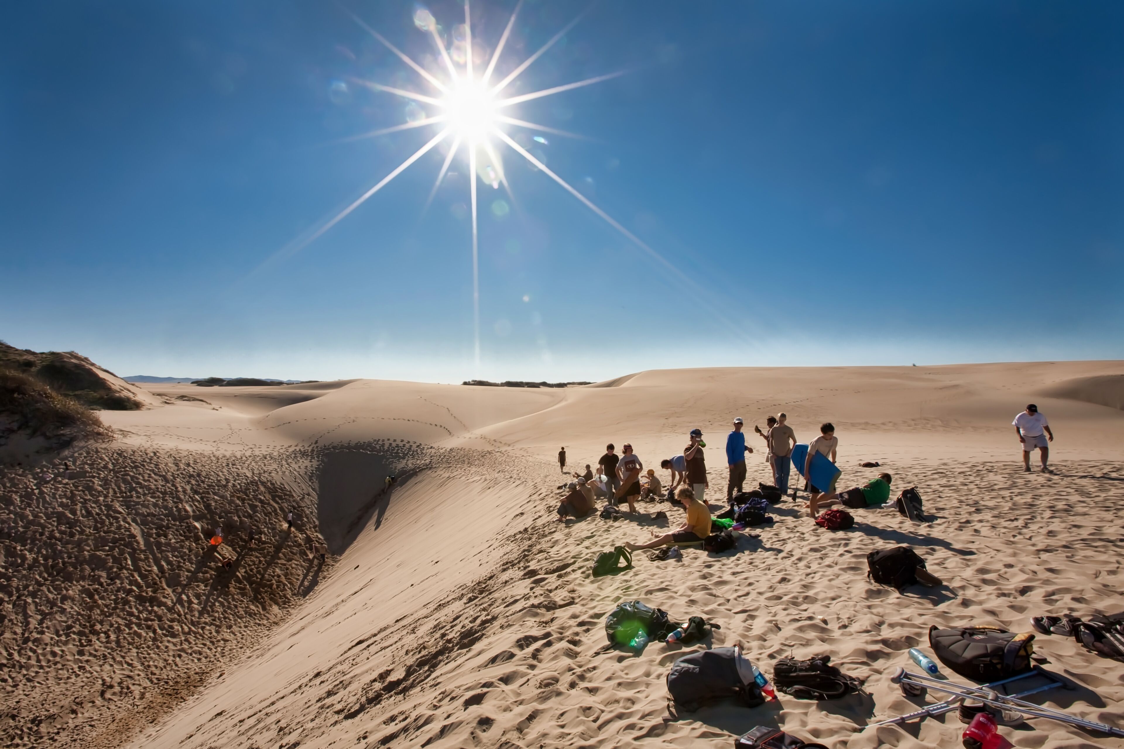 Boys at the Sand Dunes, Nipom, CA