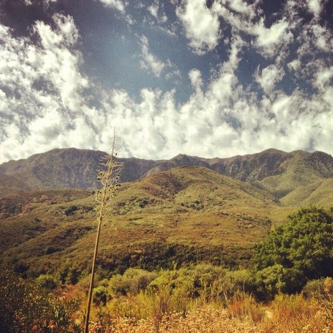 Ojai valley has beautiful hikes and wilderness camp sites.